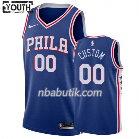 NBA Børn Trøje Philadelphia 76ers Custom Nike 2019-20 Icon Edition Swingman
